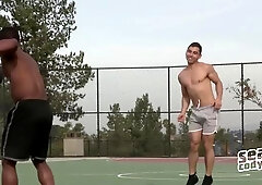 BlackMaleMe.com - Hairy big dick Landon creampied