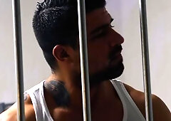 Bromo: Shawn Assmore receiving facial in the prison