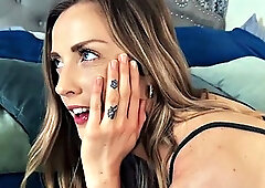 Brazzers - Blonde babe Karla Kush squirts through her panties as Alex Jones fingers her wet pussy