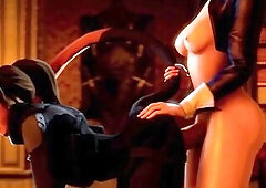 Bastet and Liz Doggy Bang