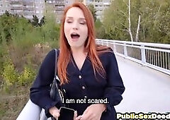 Ginger bae dirtytalking with stranger