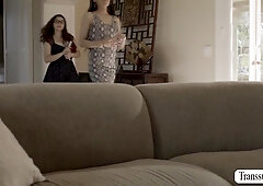 Leana Lovings - Teen 18+ Geek Fucked By Horny Shemale