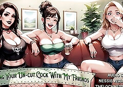 Teasing Your Un-Cut Jock With My Allies - Erotic Audio Preview