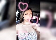 Lustful Sona Bella Flashes Her Boobs In PUBLIC!! (PRIV SNAP UNDRESSED!)