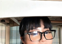Japanese teen uses toys to pleasure pussy