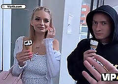 Charlie Dean & Alove get their tight cocks stuffed in front of their man while he watches in VIP4K