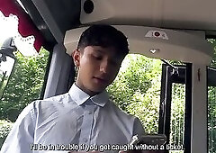 Cute Boy on a bus POV