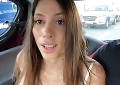 POV sex in the car
