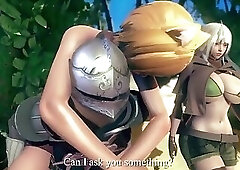 Monster Realm - The Mystic Of Purplish Sky (3D) (Honey Select)