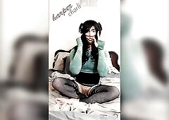 Crossdresser sissy trap foot tease pawg twerk ass dance. Having joy with my footless tights haunch high nylons and nail polish. Shaking my booty to so