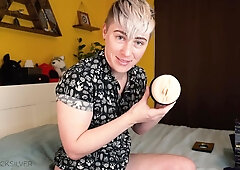Unboxing and Ravaging my Own Fleshlight Model - Nonbinary trans enormous jewel Ftm - teaser