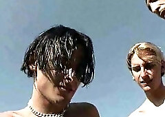 Drilling of drunk teen & dildo fucking