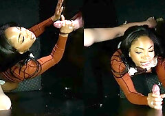 Gloryhole Secrets: Black Beauty Takes The Back Door