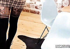 The gap in her tights even greater quantity so, as it gives her wang room to grow and that excellent butt to show out the back of it.