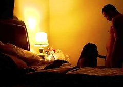 Amateur ebony babe fucked deep doggystyle by her black lover