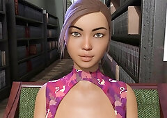 Where The Heart Is Interracial Sex Blowjob And Facial Cumshot In The Library Episode 169