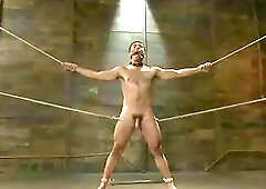 Bound torturs for horny guy