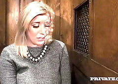 Masked Dude Replaced The Priest And Fucked Horny Slut In The Confession Booth