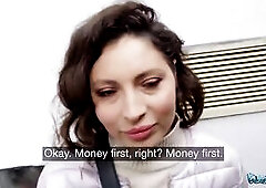 Public Agent Large boobs Helina Fantasy large rod public oral-job and POV sex