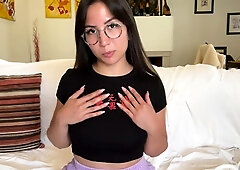 Hot Busty Webcam Babe Masturbate Solo