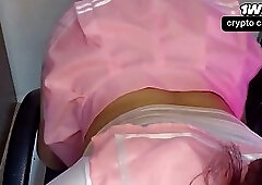 POV - I borrowed my classmate's cock, so fat for my taut 🥵😈 pussy