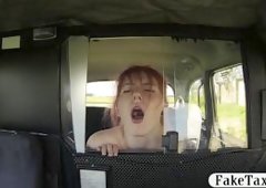 Redhead passenger screwed for some money