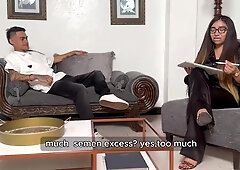 Verito Aguas's biggest, round boobs bounce on a large, hard penis! Intensive screwing