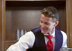 Muscle queer three way and popshot