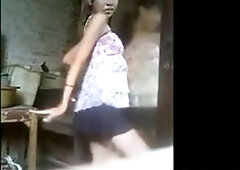 Indonesian Amateur Babe Dances Hot
