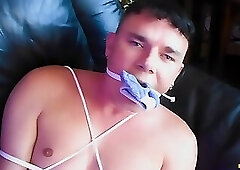 ManPuppy: Leo Blue Struggles In Rope As Richard Lennox Teases Him Mercilessly