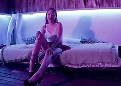 This slender charming cutie with Little bazookas is broken in 2 by the massive weenie of this muslim hunk