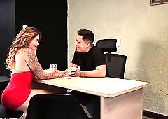 Sara Blond and I let my boss bang us hard in swap for a raise! - AMBAR PRADA