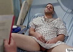 Lucky patient gets his cock sucked by steaming TS nurse Callmekaseykei