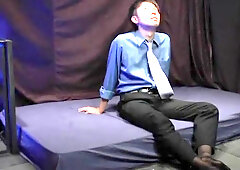 Horny Asian homosexual twinks in Amazing rimming, twinks JAV clip