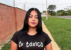 Beautiful young chick is <censored> into her first casting, she didn't know it was a porn movie