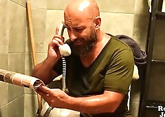 John’s sweating bullets on the latrine, wrestling with a log the size of Texas, when fate strikes—a newspaper ad showing the wench of his fantasie