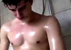 Guy ass spanking and bareback pounding