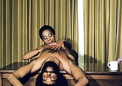 Black and white rods fucking ebony holes