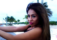 FLashing near the beach