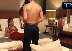 Kathrin Anna Stah Breasts,  Underwear Scene  in Cowboy