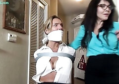 Mikayla is a naughty blonde lady ho gets horny every time she gets tied up