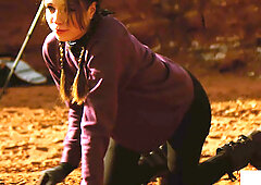 Filthy rimjob, piss, & spit for bondage sluts