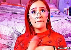 Big Tits Redhead Slut Sucks Dick