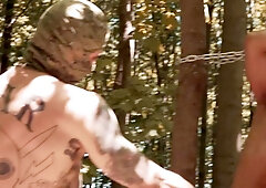 BROMO.com - Pierced Bo Sinn & Jeremy Spark spanking in public