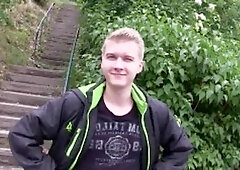 Czech Hunter - Wet slim trap reality flashing indoors