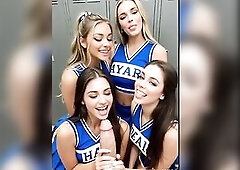 Lustful Italian cheerleaders
