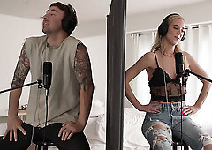 Sexy Slim Blonde Babe Millie Morgan Enjoys Wild Sex With Chad Alva After the Blind Date