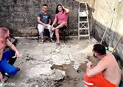 Construction Employees Screwing Fem Bottoms