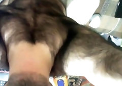 Extremely hairy dude with hairy back 2