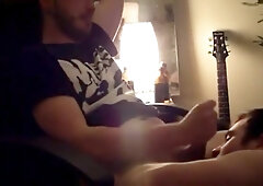 Twink helping his buddy out in the dorm late one night 5